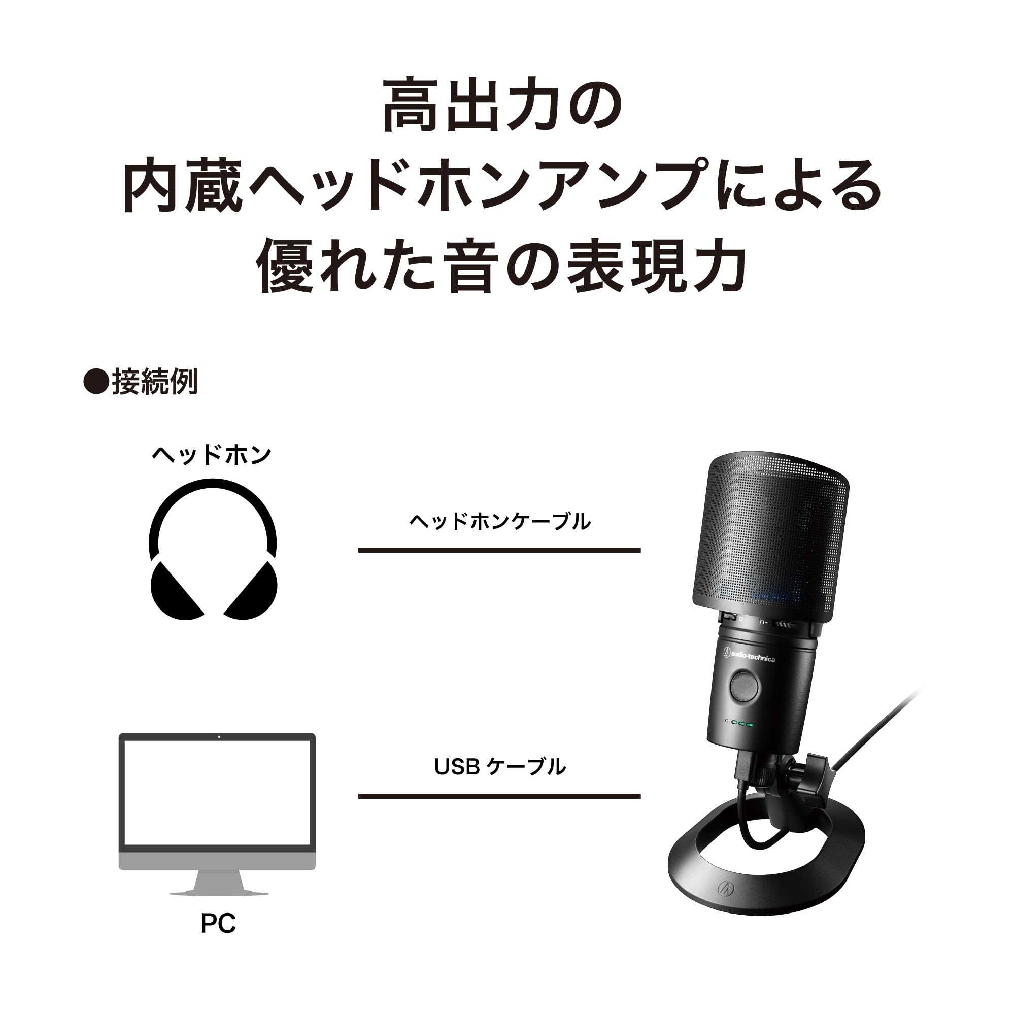 오디오테크니카 AT2020USB-XP USB 콘덴서 마이크 이미지 8