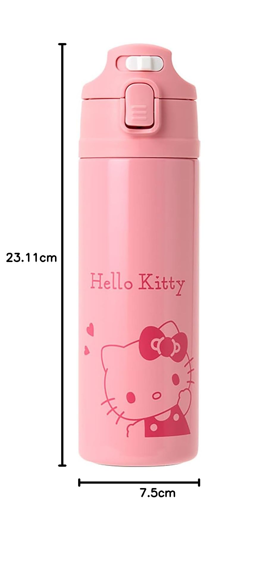 산리오 헬로키티 커버형 스테인리스 보틀 470ml 키즈 커버 포함 스테인리스 보틀 헬로키티 이미지 14