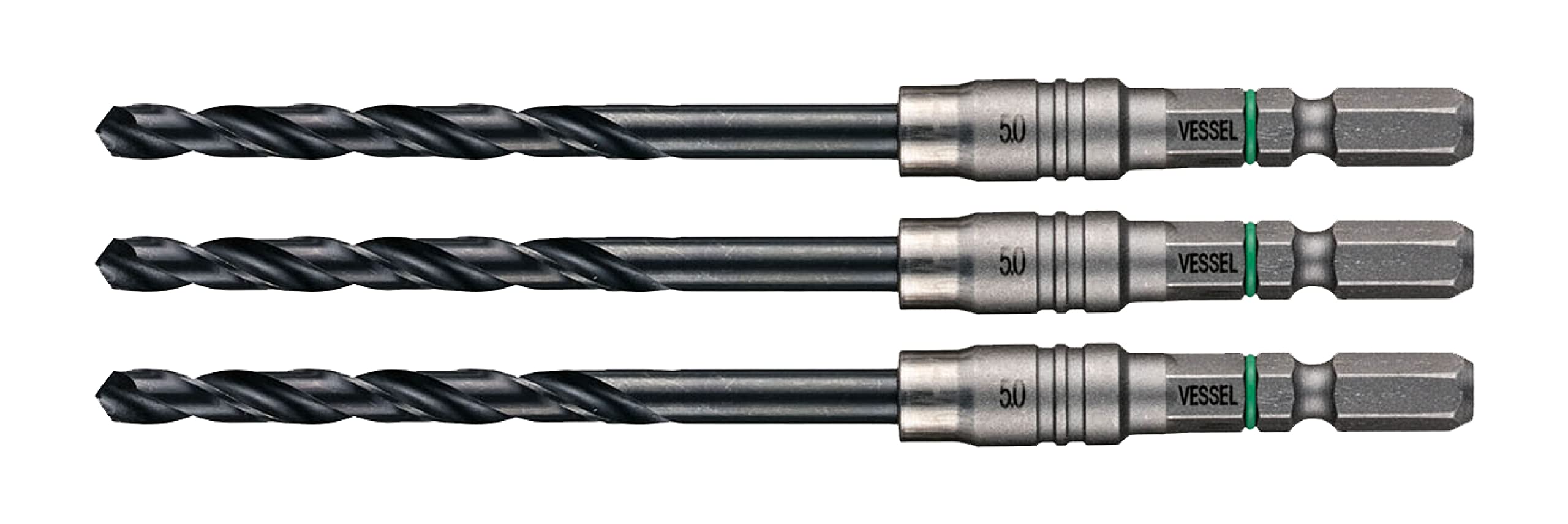 베셀 쿠션 드릴 철공용 드릴 비트 세트 5.0mm 3개입 AMD3S-5.0