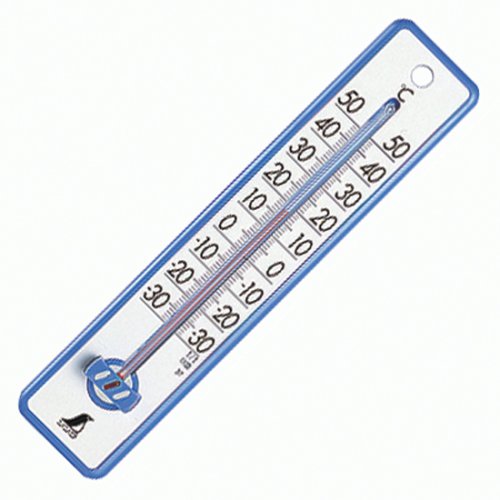 신와 플라스틱 온도계 블루 25cm 48356
