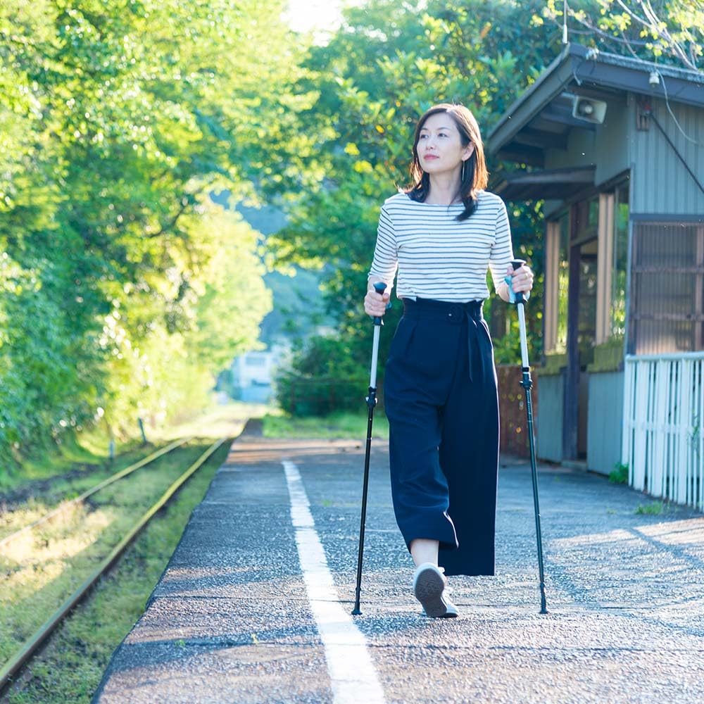 하타치 트리포 워커 WH1700 스키포 노르딕 워킹 폴 핑크 이미지 3