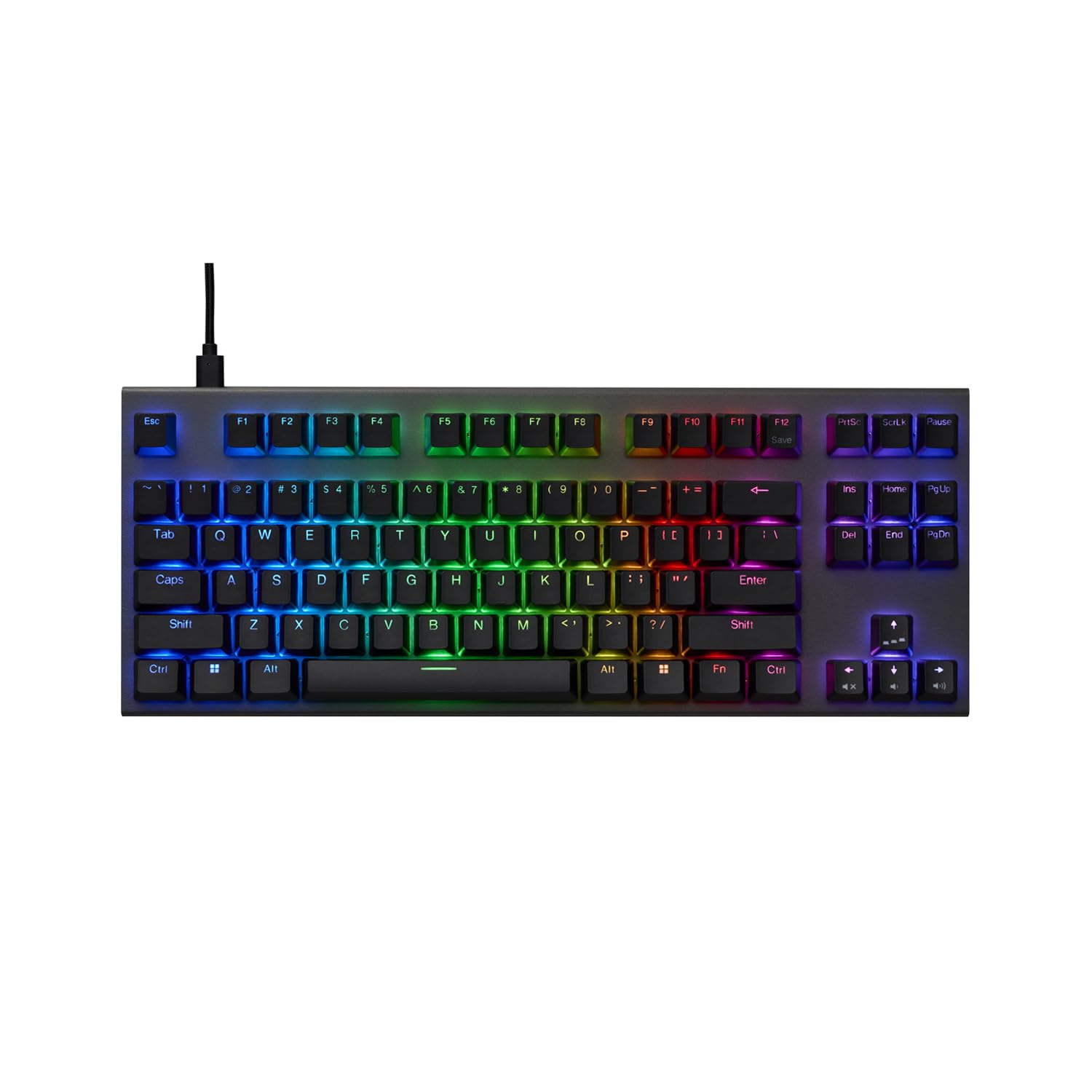 토프레 GX1 Plus 블랙 X1PD11 게이밍 키보드 블랙 다크그레이 영어 배열 45g