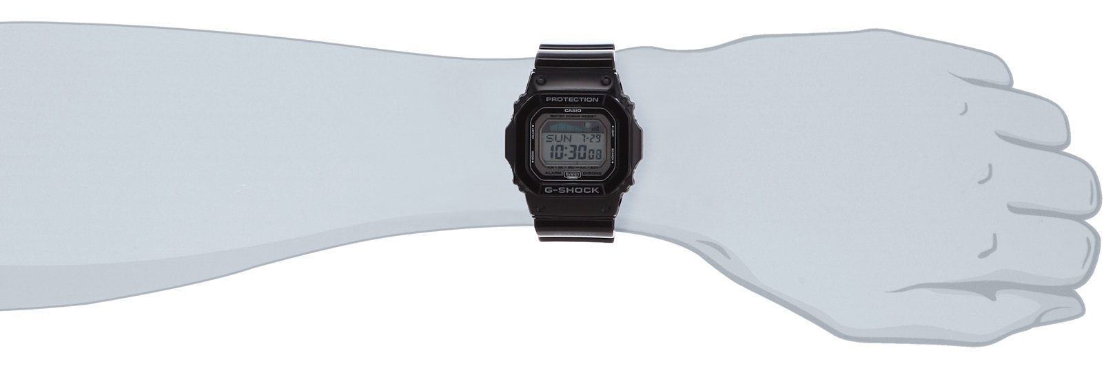 카시오 지샥 G-LIDE GLX-5600-1JF 손목시계 디지털 이미지 3