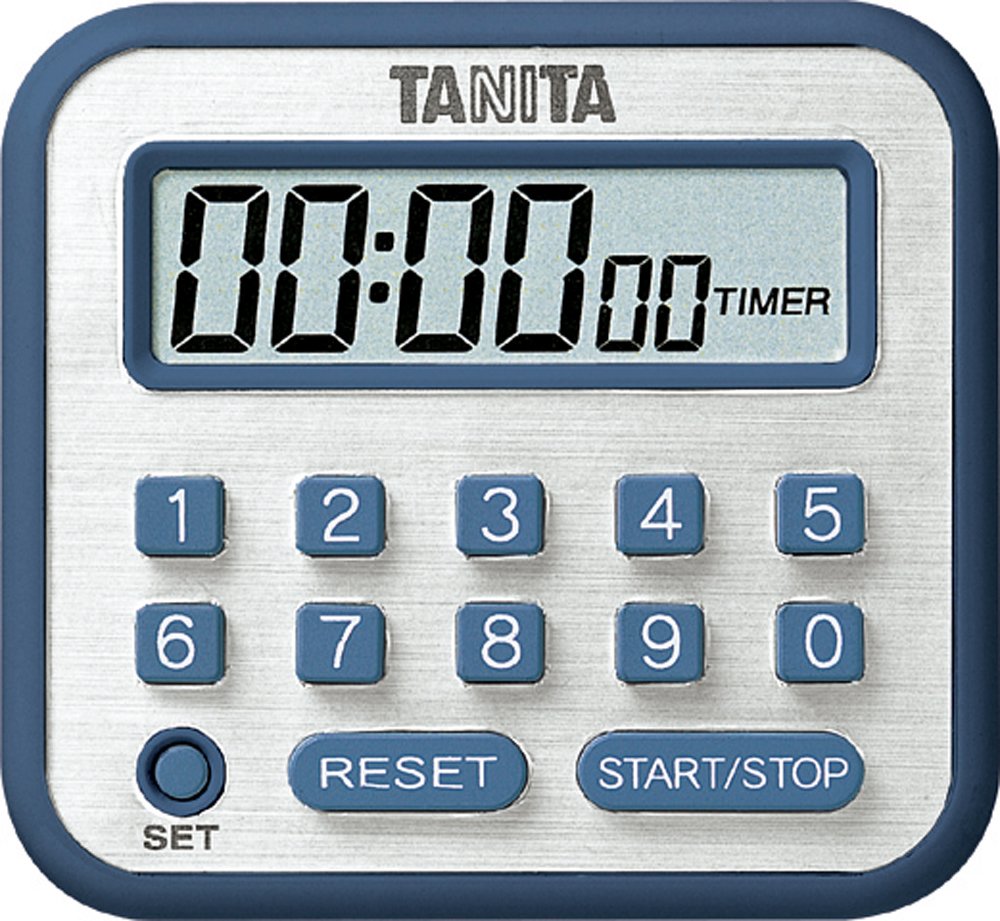 타니타 블루 TD-375 100시간 디지털 타이머 마그넷 텐키형
