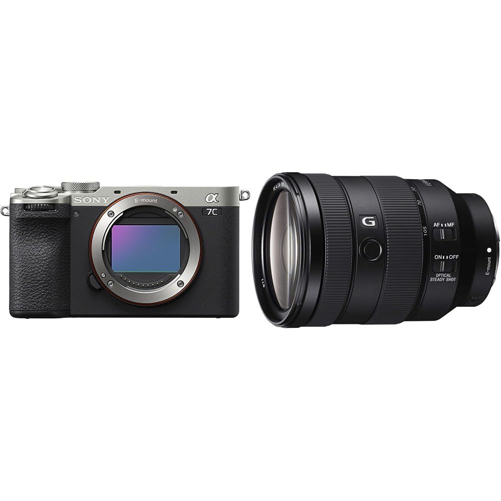 소니 알파  7C II 실버 ILCE-7CM2 SEL24105G 렌즈킷 미러리스 카메라