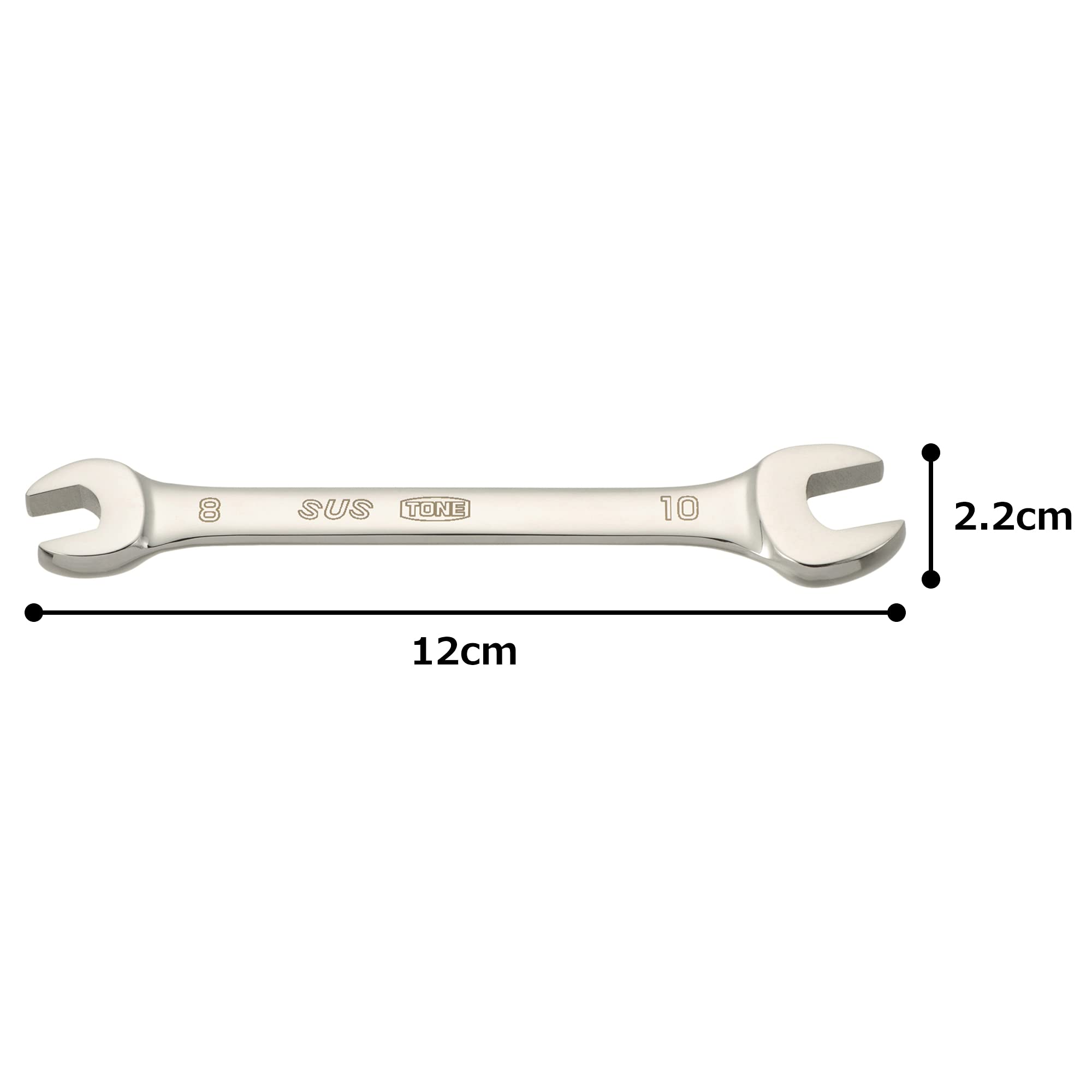 토네 SUS 스패너 SS-0810 8x10mm 양구스패너 이미지 4