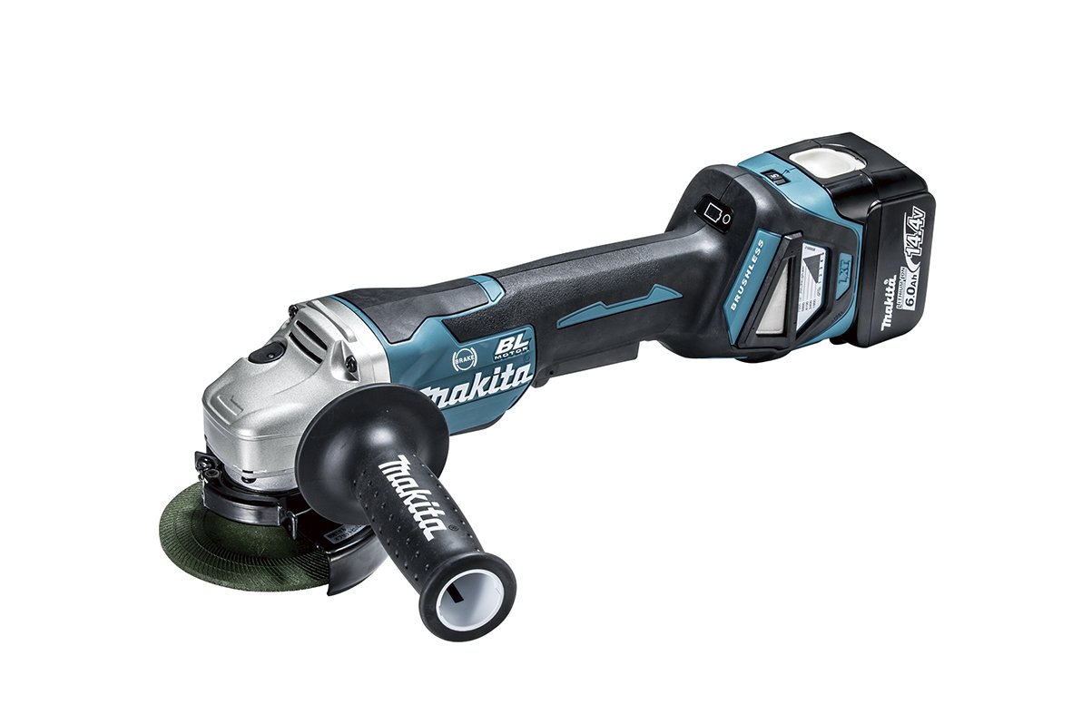 마키타 GA416DRG 14.4V 100mm 충전 그라인더 패들스위치 무선집진세트
