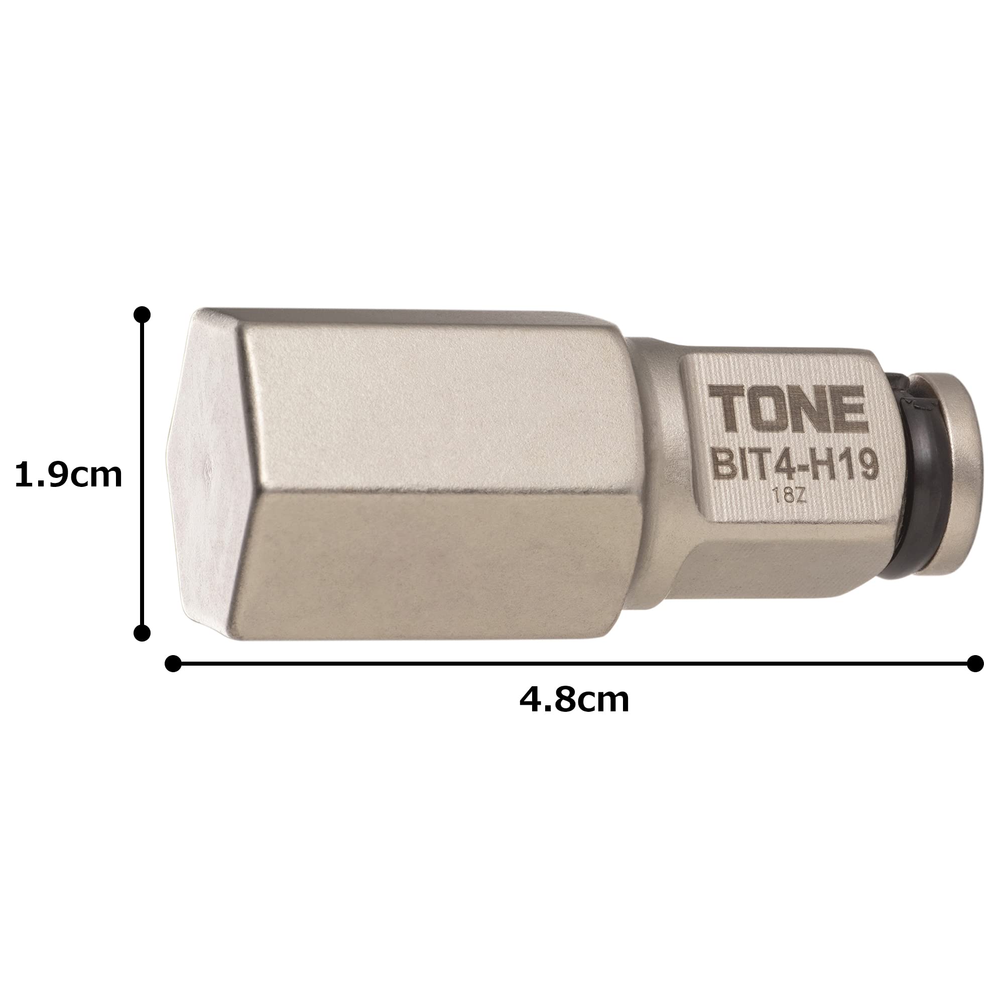 토네 BIT4-H19 19mm 육각 비트 소켓 이미지 4