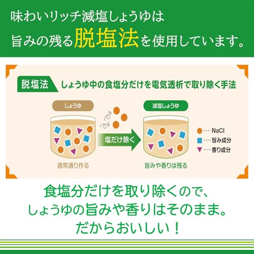 기꼬만 언제나신선 저염 간장 620ml 3개입 맛이 풍부한 이미지 8