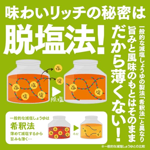 기꼬만 언제나신선 저염 간장 620ml 3개입 맛이 풍부한 이미지 3