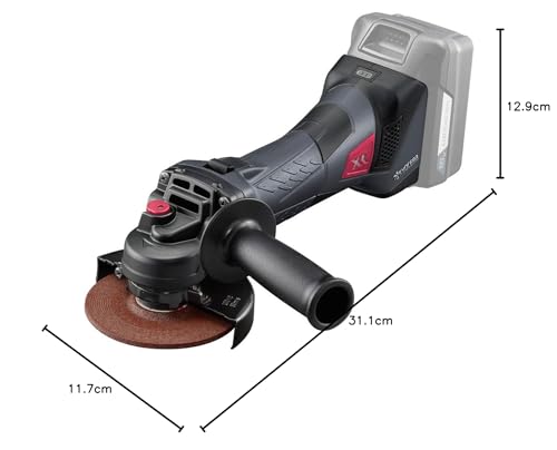 교세라 DG11XR 블랙 18V 100mm 충전 디스크 그라인더 베어툴 이미지 9