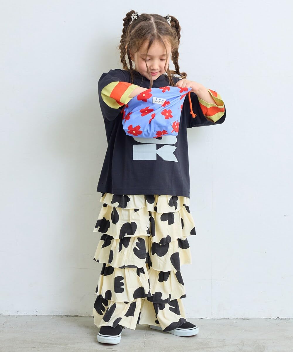 마키즈 단단 멀티 총무늬 프릴 팬츠 A84 멀티 총무늬 90 이미지 9