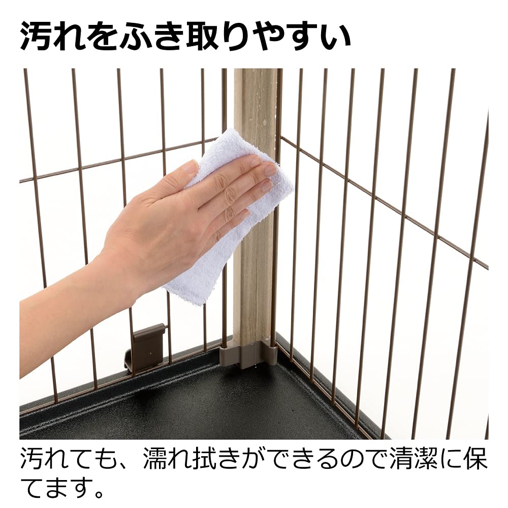리첼 알루미늄 프레임 펫 서클 90-60 베이지 강아지 울타리 이미지 11