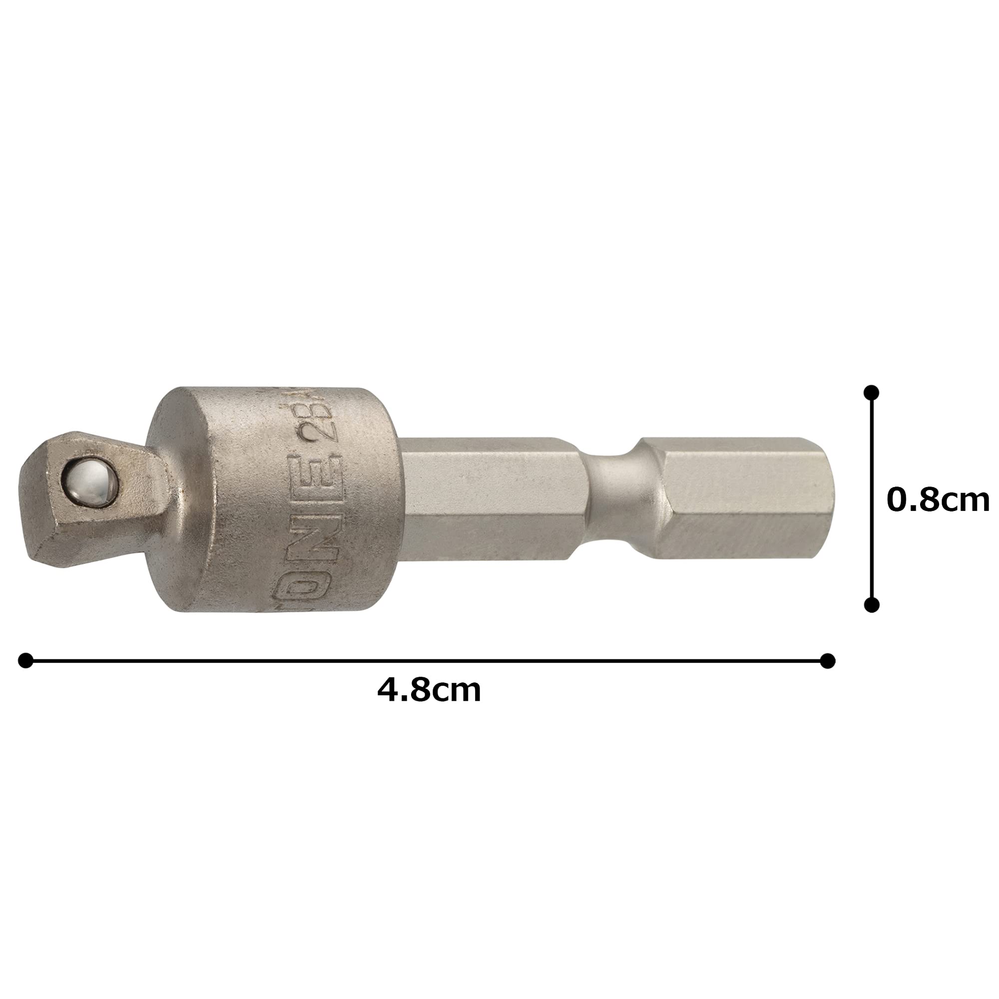 토네 2BAF-08 6.35mm 전동 드릴용 회전 소켓 어댑터 이미지 5