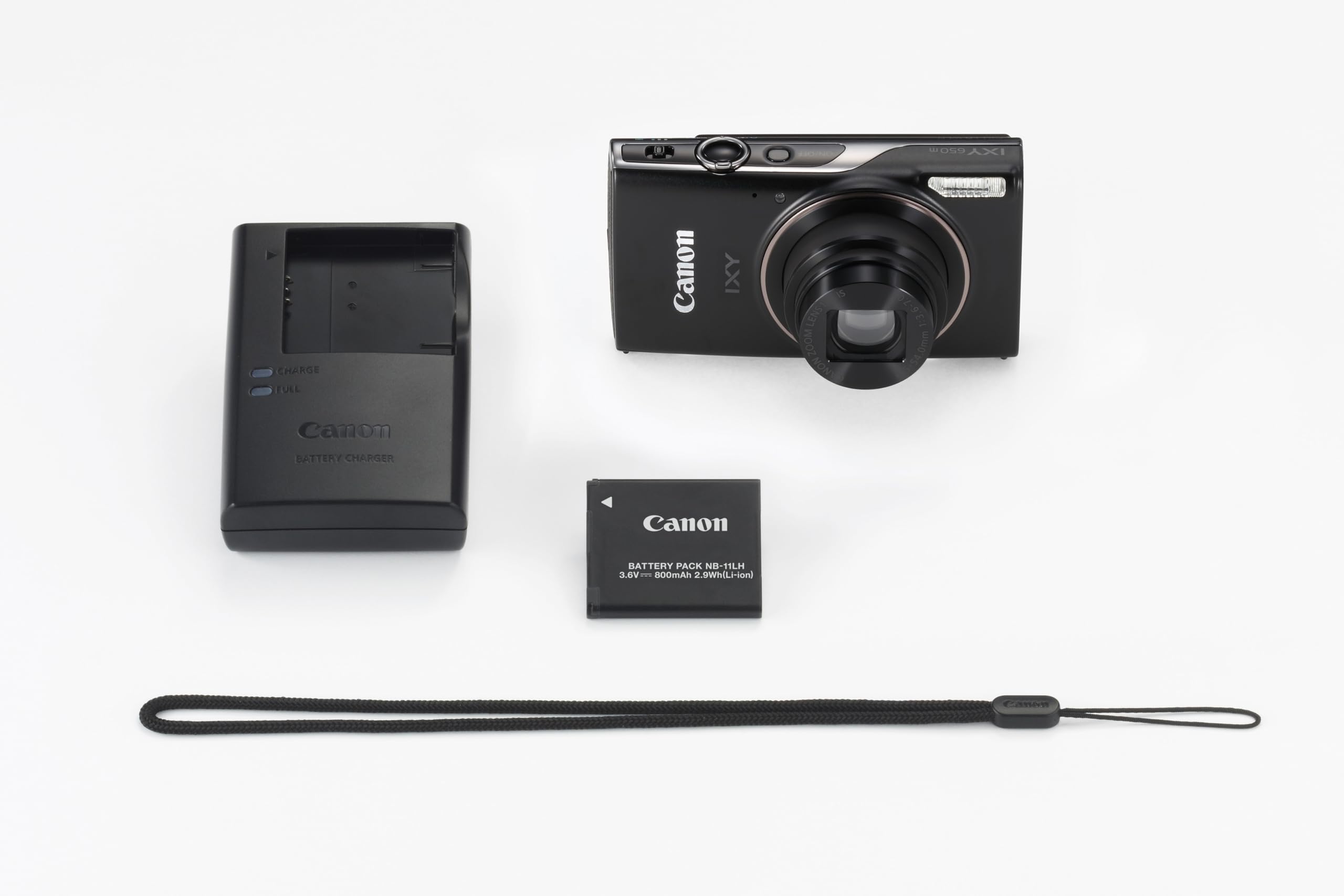 캐논 IXY650 블랙 콤팩트 디지털 카메라 64GB 메모리 세트 이미지 3
