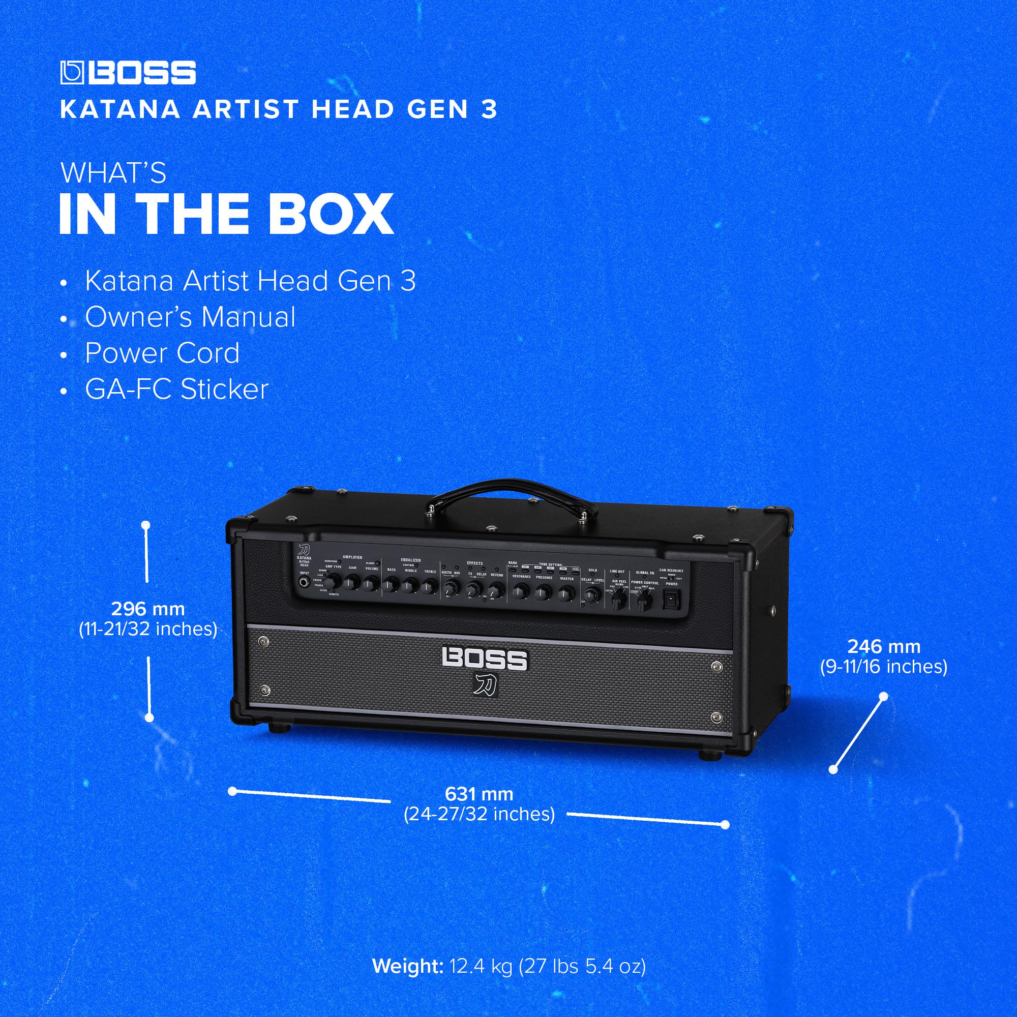 보스 KTN-ART3HD 100W 기타 앰프 헤드 이미지 6