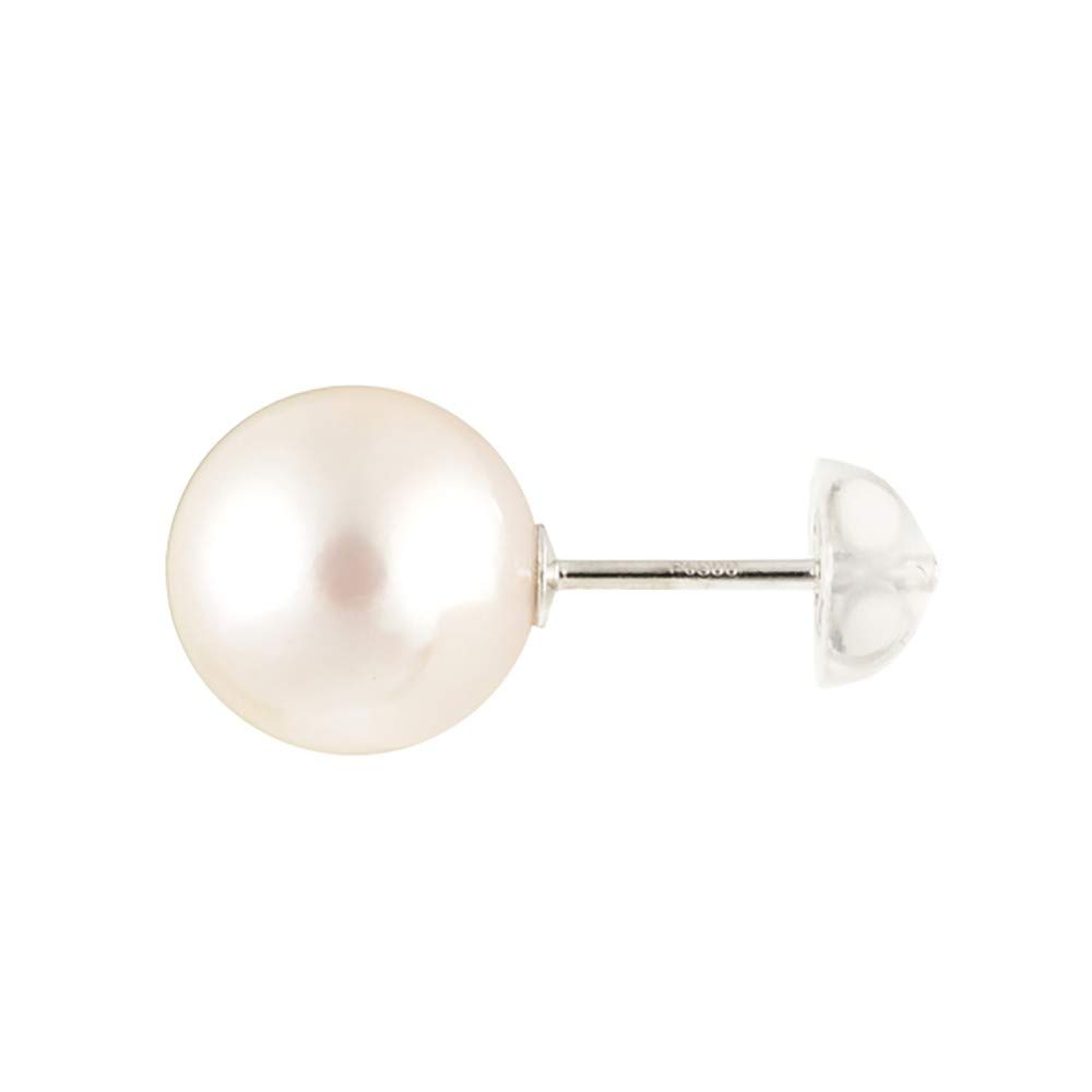 교세라 플래티넘 아코야 진주 귀걸이 9.0mm 9.5mm 스터드 이미지 4
