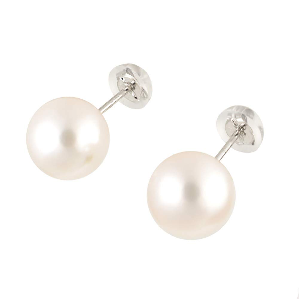 교세라 플래티넘 아코야 진주 귀걸이 9.0mm 9.5mm 스터드