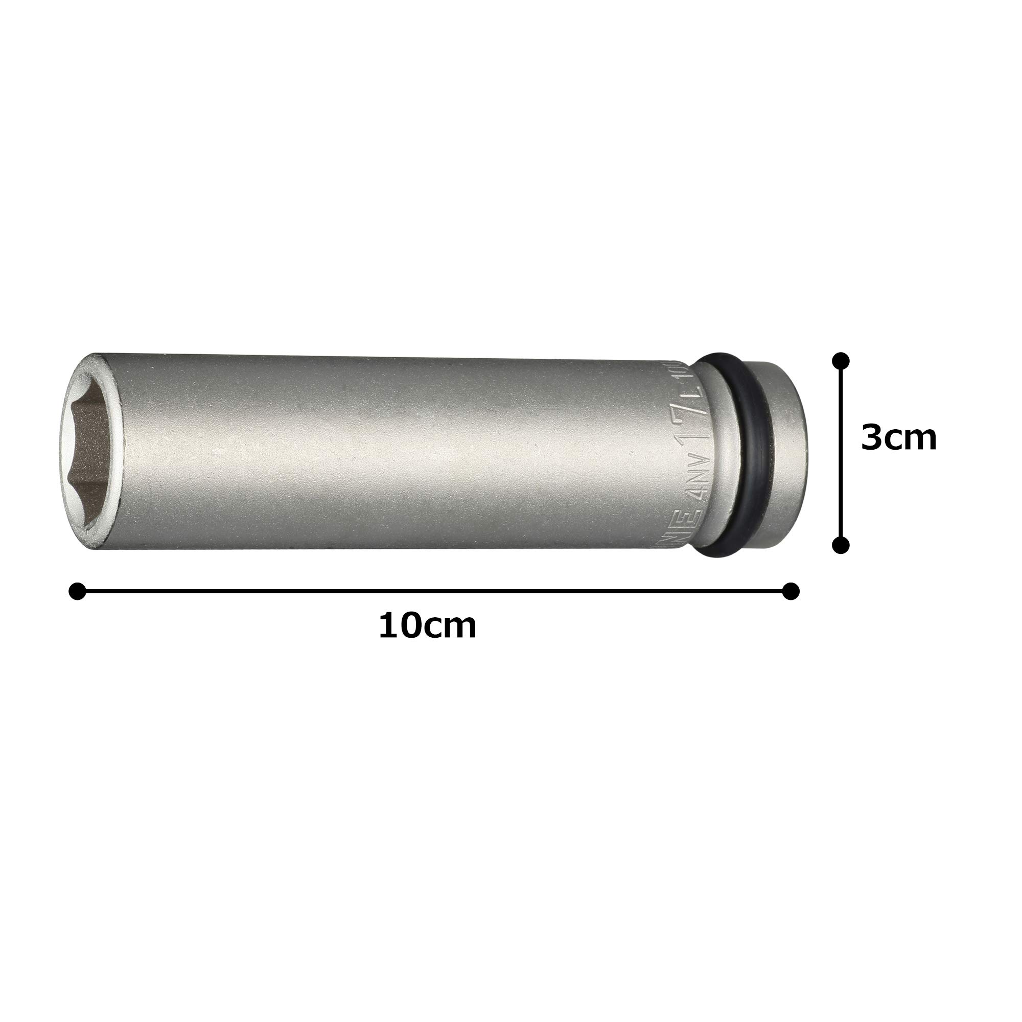 토네 HP4NV-17L100 임팩트 초롱 소켓 12.7mm 17mm 이미지 5