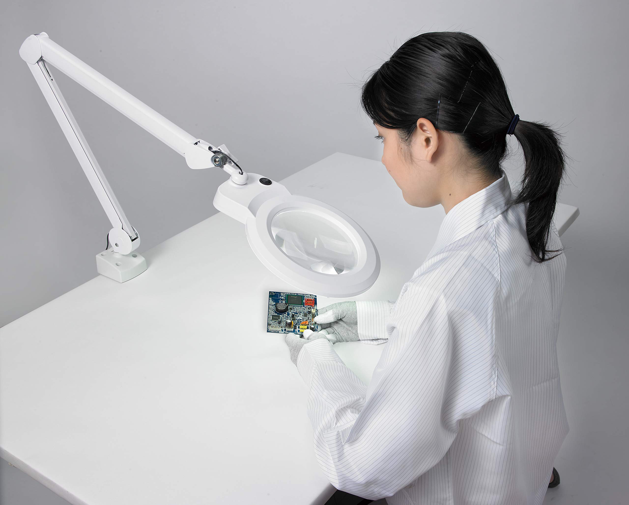 호잔 L-679 LED 암 루페 대구경 확대경 2.12배 이미지 5