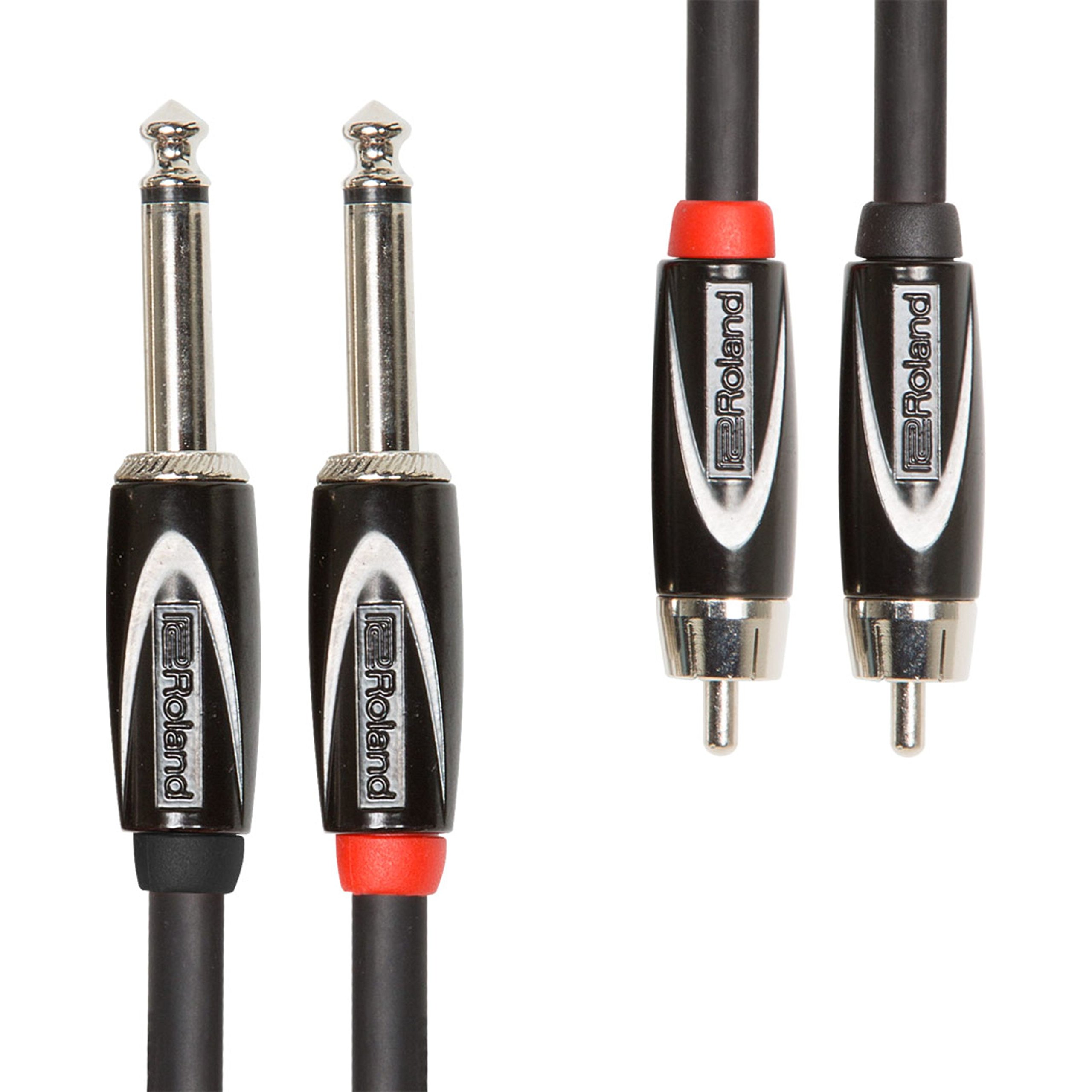 롤랜드 RCC-15-2R28 4.5m TS-RCA 듀얼 오디오 케이블 1