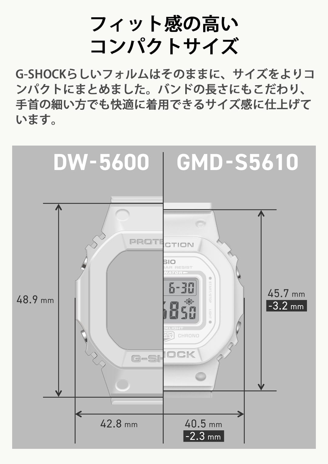 카시오 지샥 G-SHOCK 파워핑크 BASIC 한정컬러:핑크 심플페이스 이미지 6