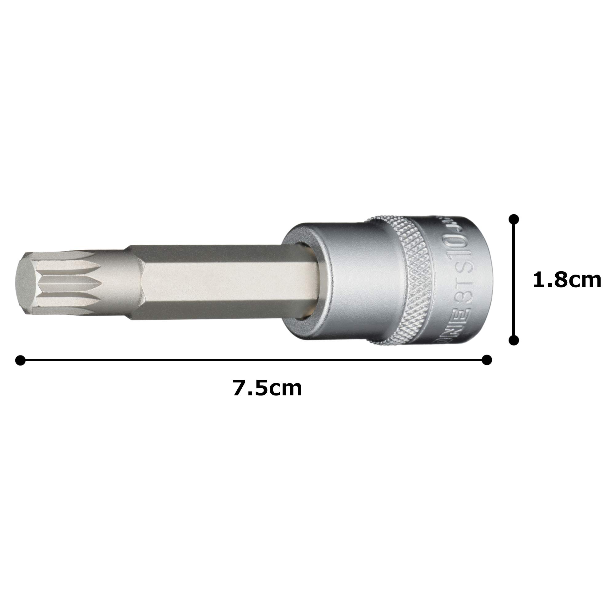 토네 3TS-10 9.5mm 트리플 스퀘어 비트 소켓 M10 이미지 5