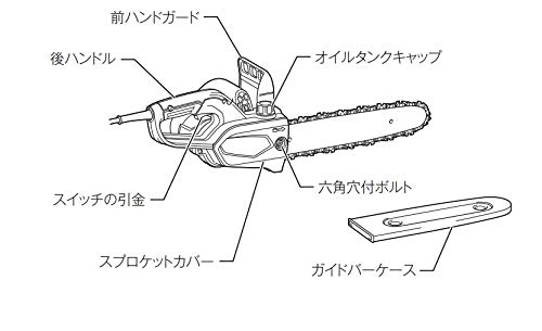 마키타 그린 M503 300mm 전기 체인톱 AC100V 2m 이미지 3