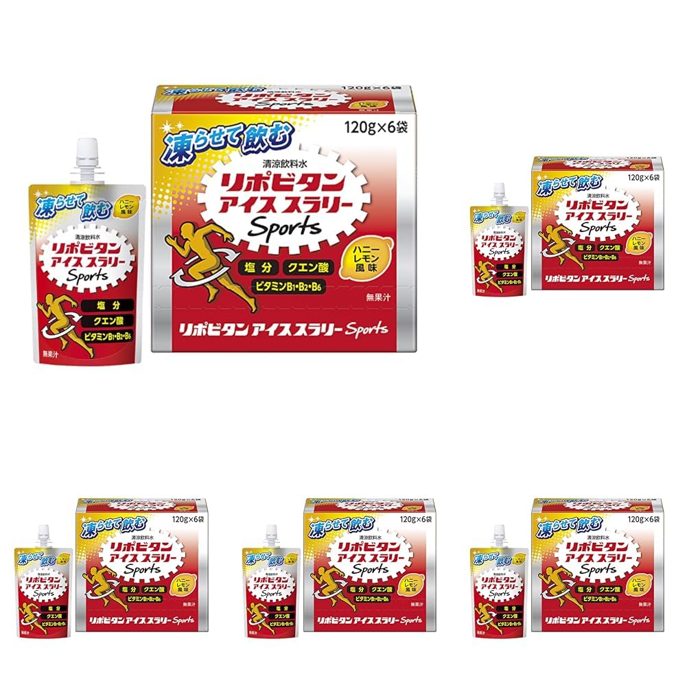 리포비탄 아이스슬러리 스포츠 허니레몬 120g 6개입 허니레몬맛 120g×6개 (× 5)