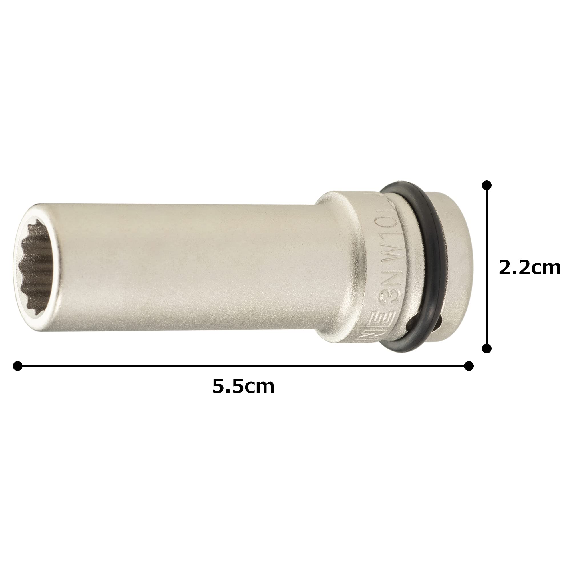 토네 임팩트 롱 소켓 3NW-10L 9.5mm 10mm 이미지 5