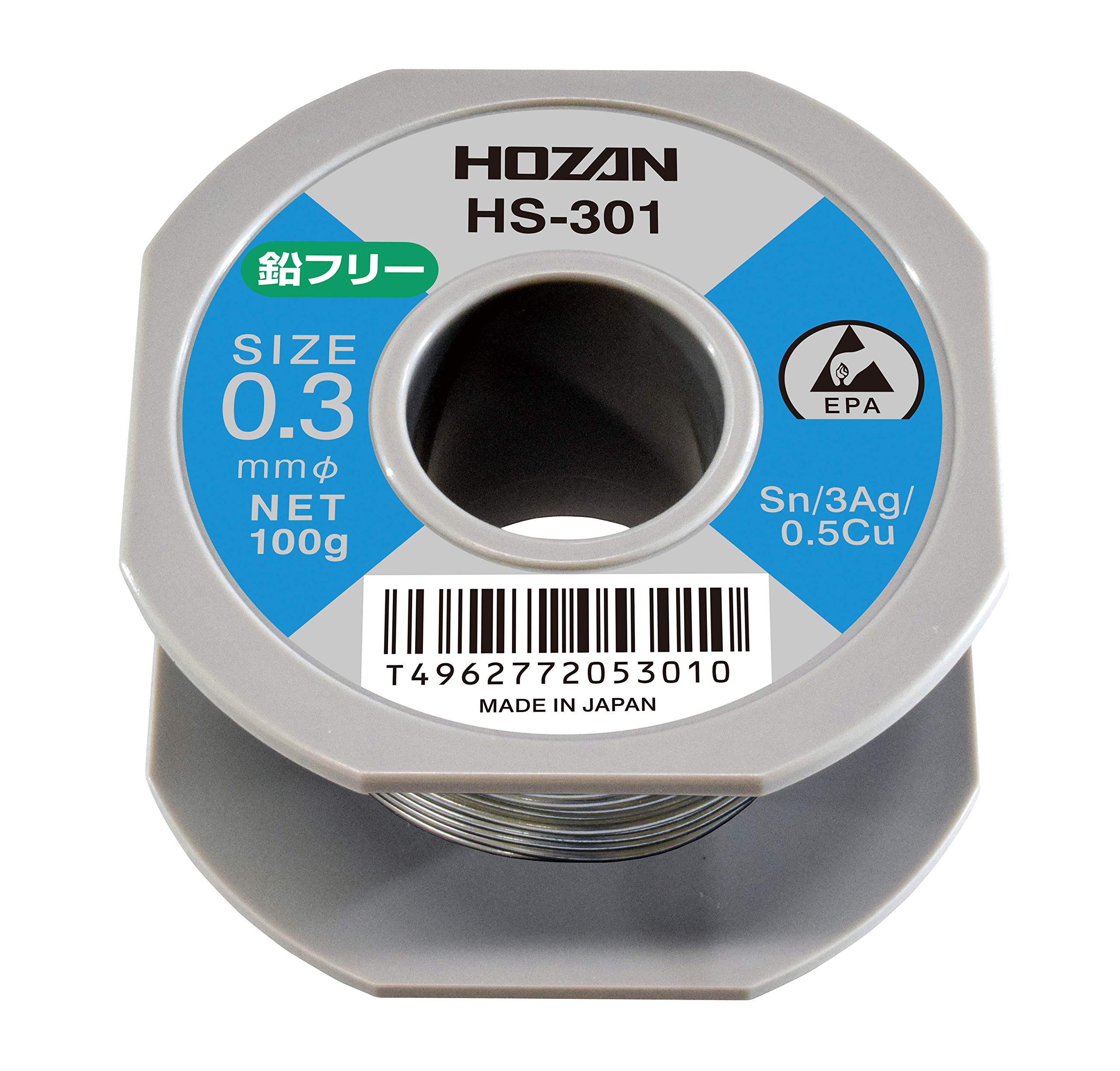 호잔 HS-301 0.3mm 100g 무연납 납땜용 M100g