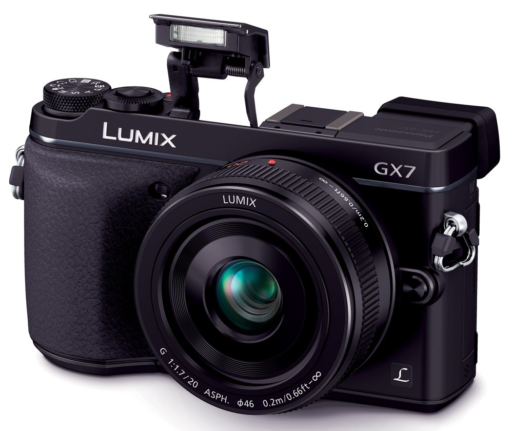 [중고] 파나소닉 루믹스 블랙 DMC-GX7C-K 미러리스 카메라 단렌즈 키트 이미지 8
