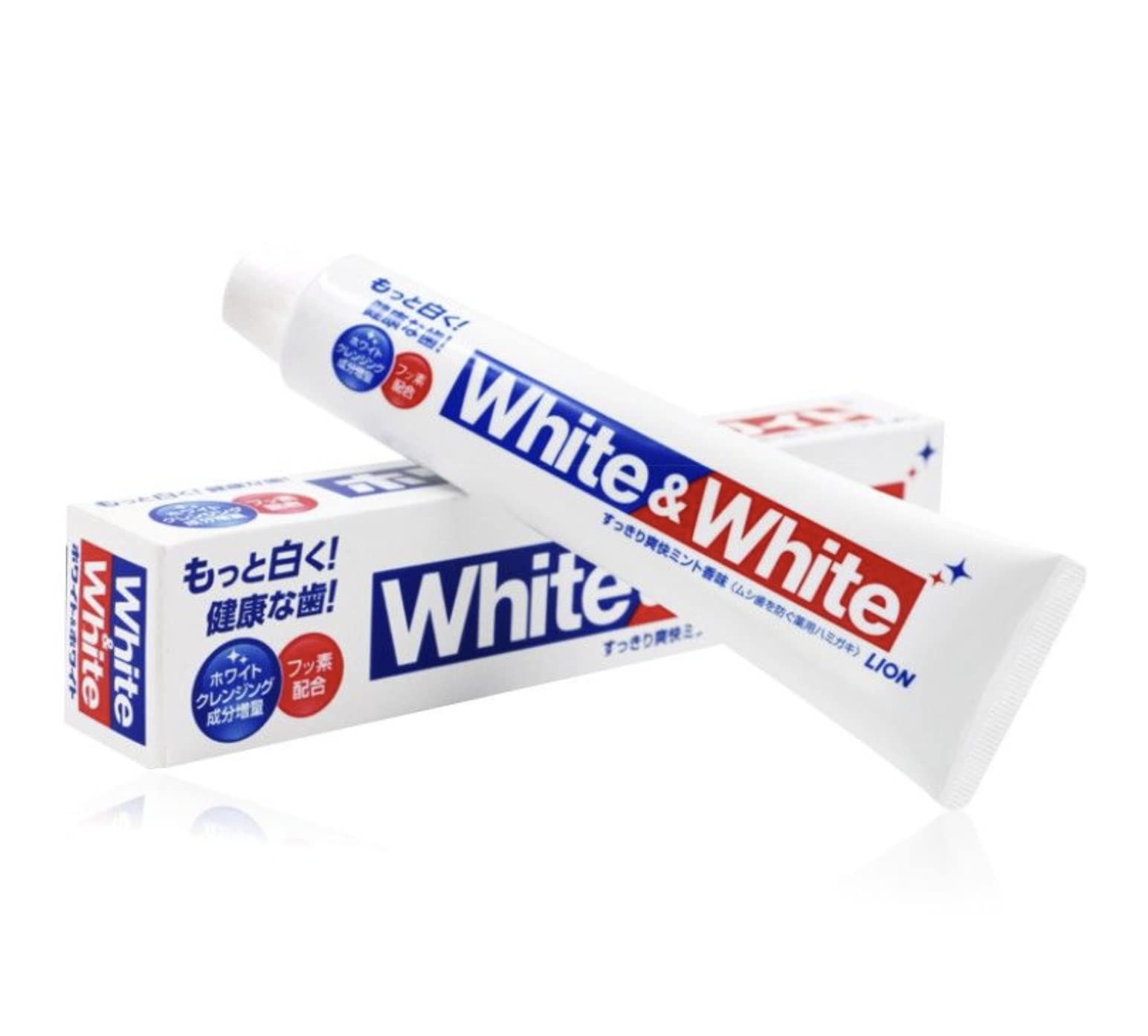 라이온 화이트앤화이트 치약 150g 10개입 이미지 2
