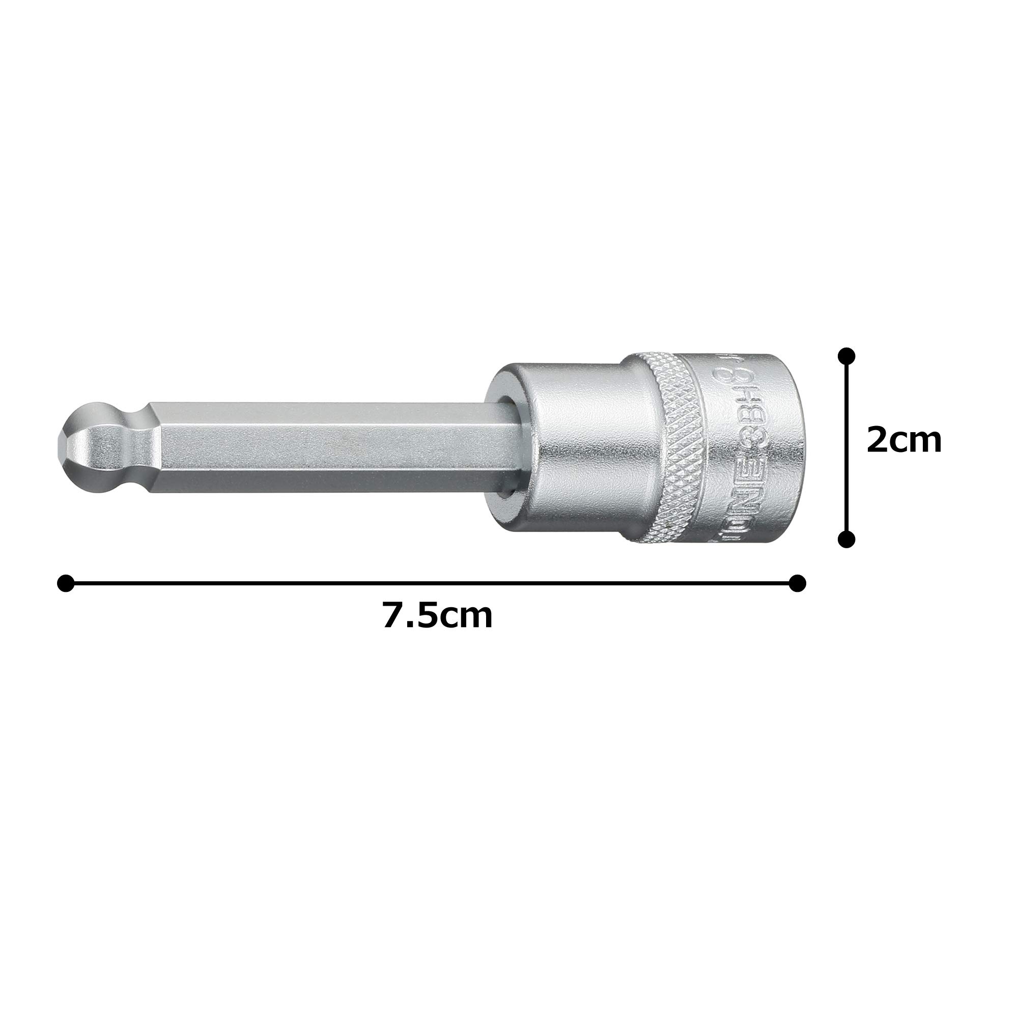 토네 볼포인트 육각 소켓 HP3BH-08 8mm 이미지 5
