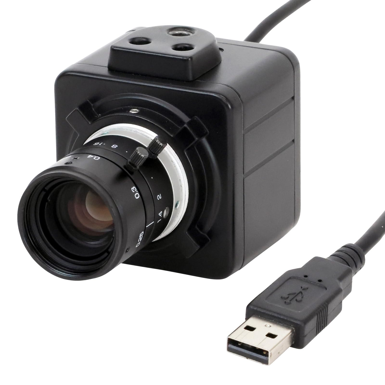 호잔 USB 연결 300만 화소 초점거리 25mm 작동거리 250mm-∞ 카메라 렌즈 전용