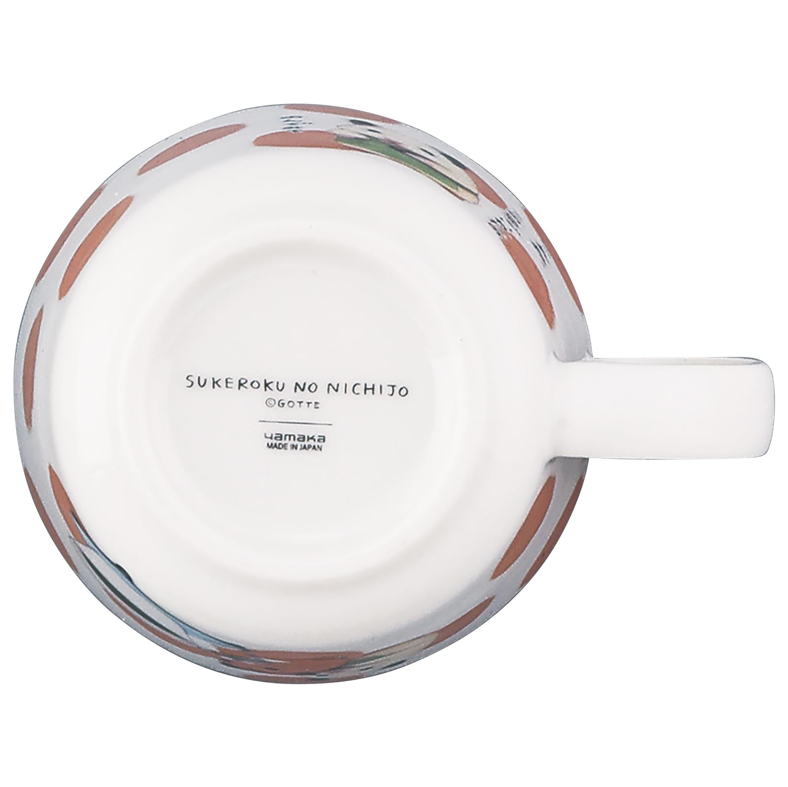 야마카 햄스터 스케로쿠의 일상 도트 SRN12-310 250ml 미니 머그컵 앤틱 이미지 5