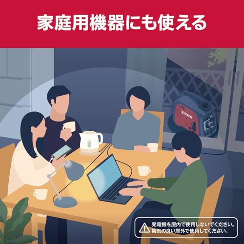 교세라 EGI180 엔진 발전기 1800W 인버터 저소음형 이미지 4