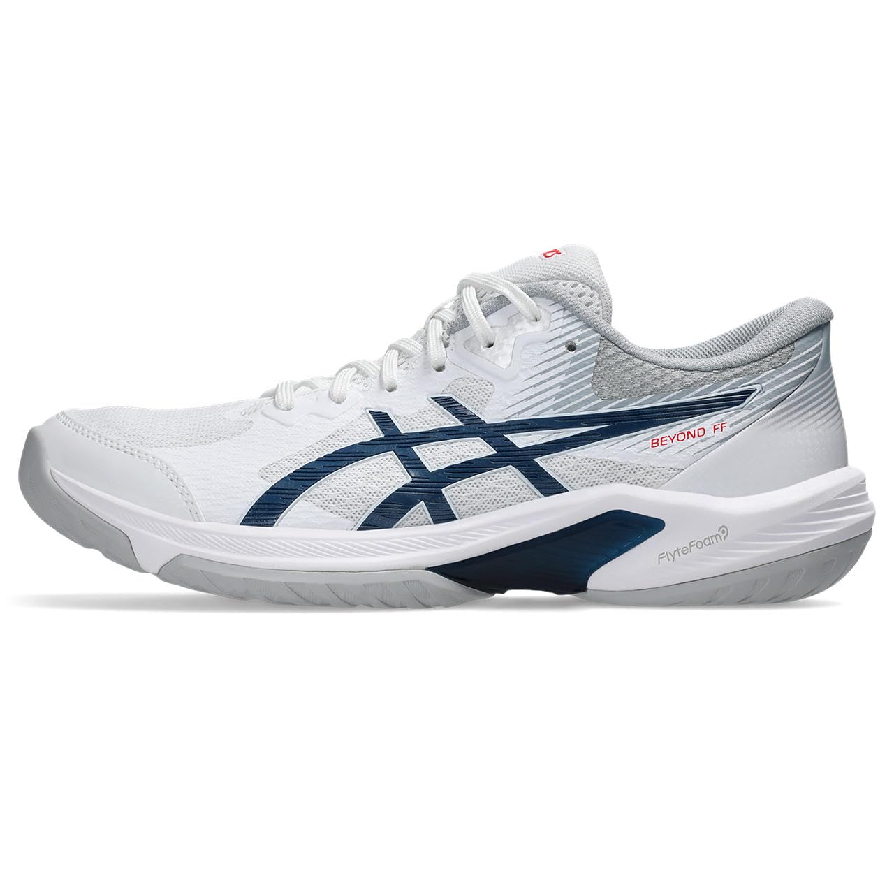 아식스 비욘드 FF 1073A057 핸드볼화 26.0 cm 2E 105(화이트/마코 블루) 이미지 5