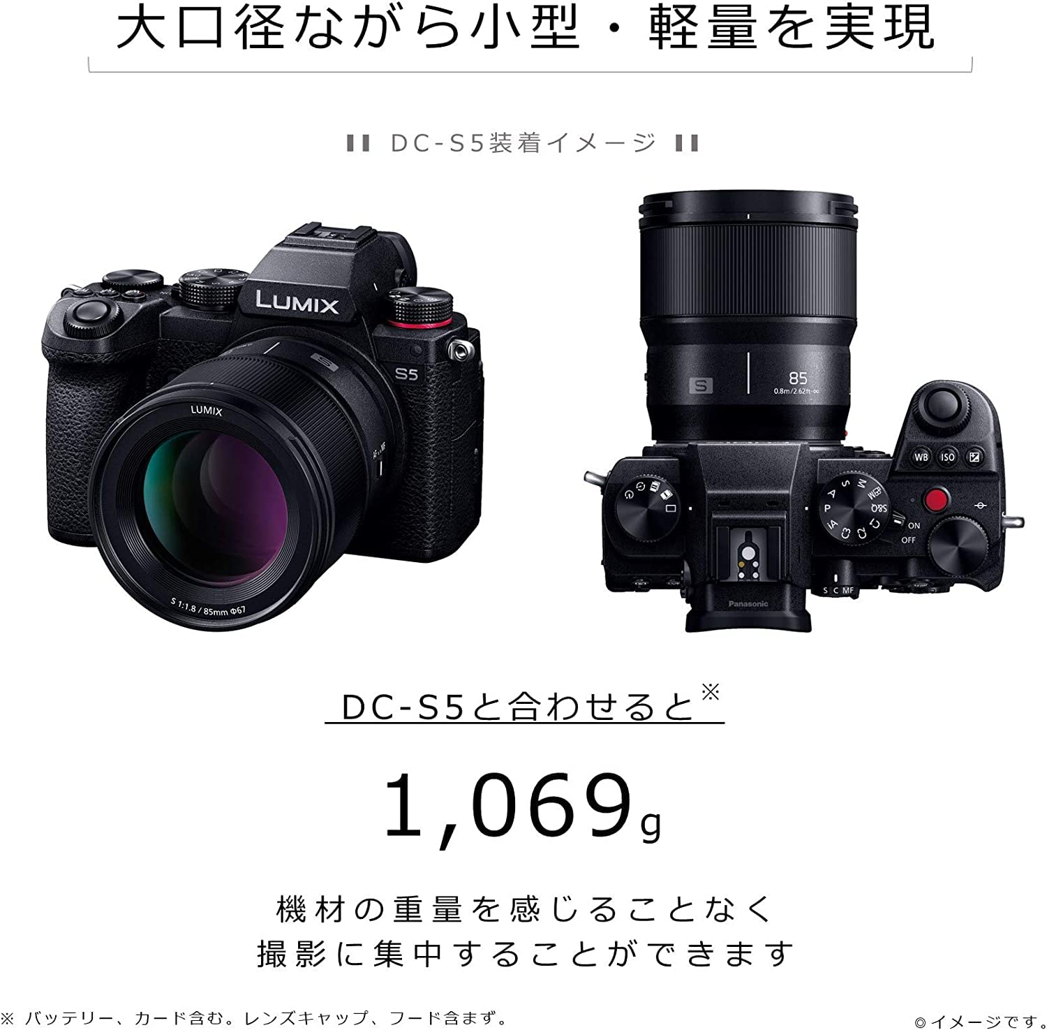 파나소닉 루믹스 S 85mm F1.8 단렌즈 S-S85 이미지 3