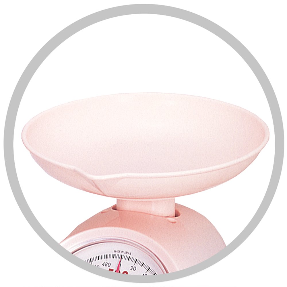 타니타 핑크 1345-PK 500g 아날로그 주방저울 이미지 2