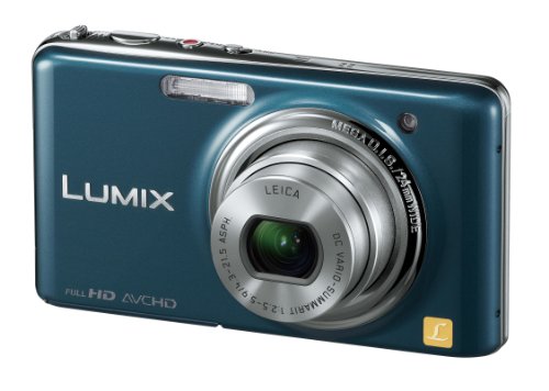 [중고] 파나소닉 루믹스 스웨이드블루 DMC-FX77 디지털카메라 이미지 2