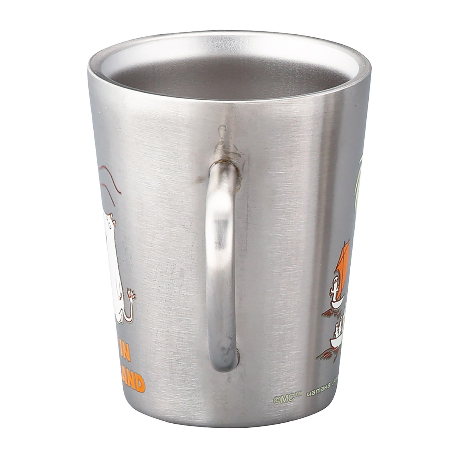 야마카 무민 코멧 MM15001-856 이중 스테인리스 머그컵 360ml 실버 이미지 4