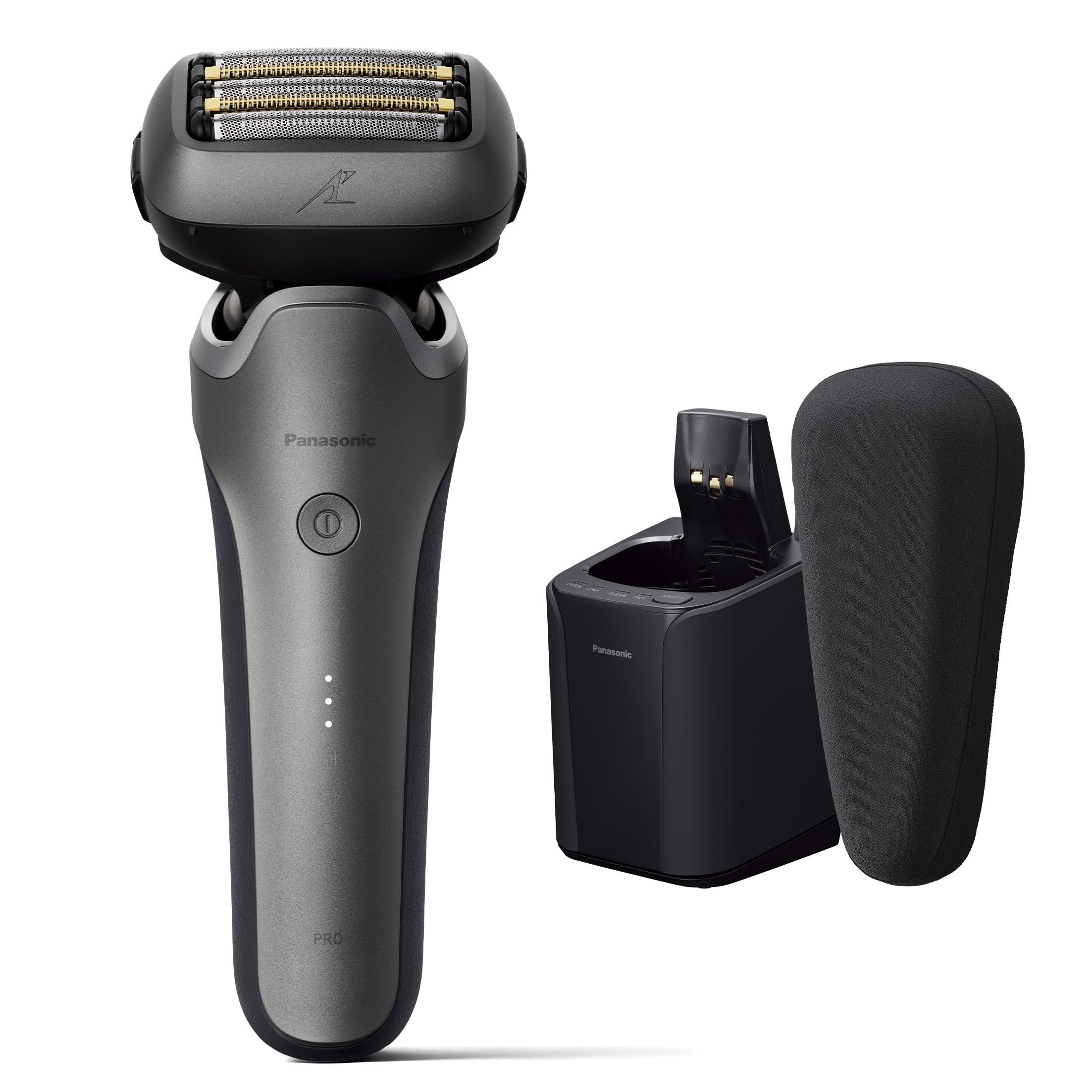 파나소닉 람대쉬 PRO 실버 ES-L580U-S 5중날 전기면도기 자동세척기포함