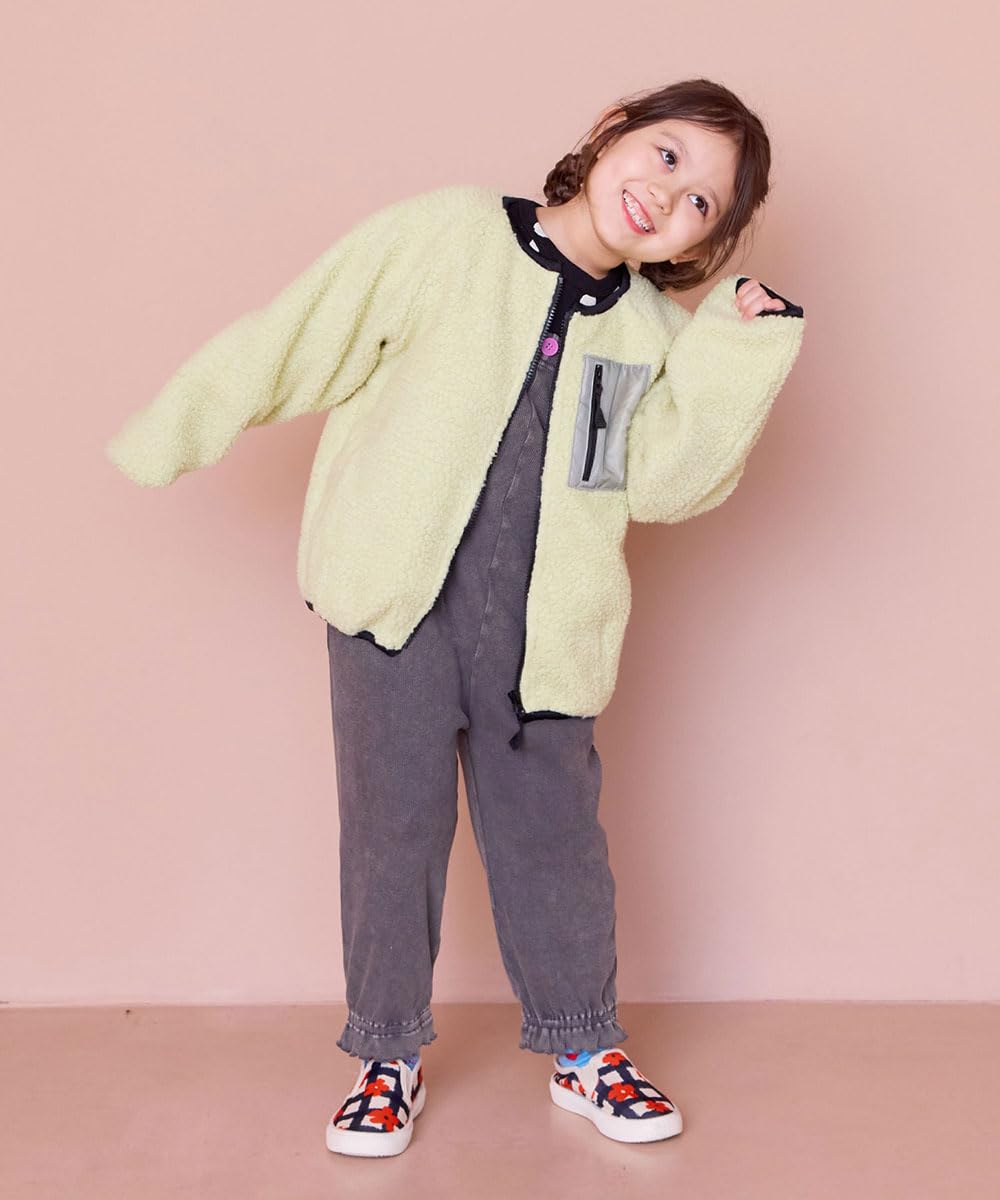 마키즈 노칼라 보아 재킷 F10 크림 130 이미지 9