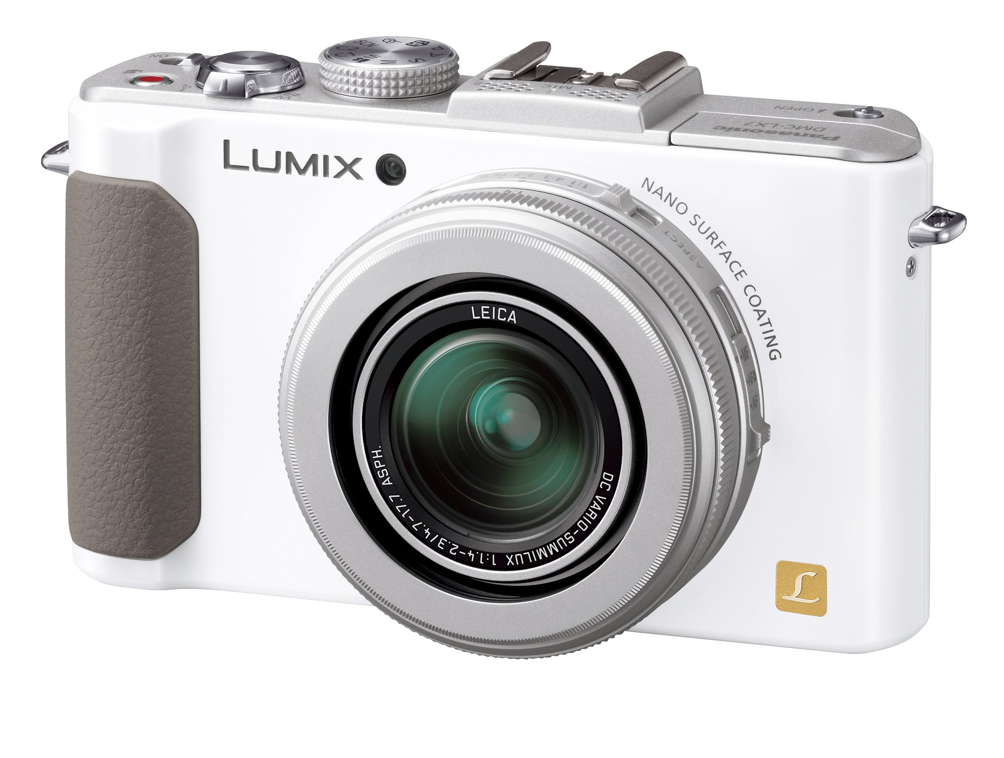 [중고] 파나소닉 루믹스 화이트 DMC-LX7-W 디지털카메라 광학3.8배줌