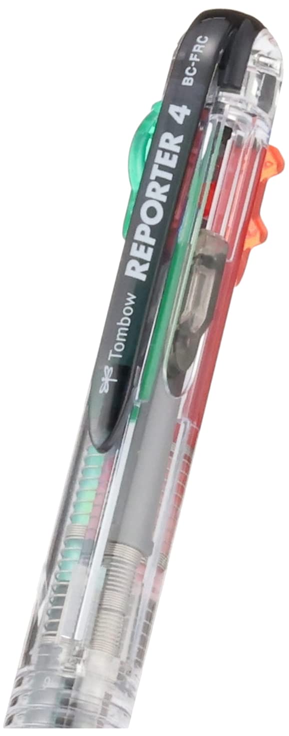톰보 리포터4 투명 BC-FRC20 0.7mm 4색 볼펜 5개입 Pack of 이미지 5