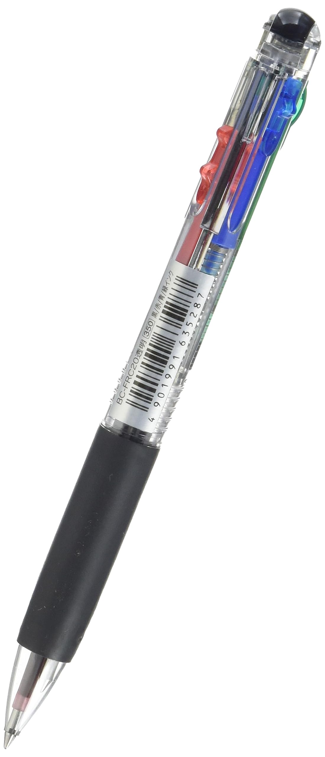톰보 리포터4 투명 BC-FRC20 0.7mm 4색 볼펜 5개입 Pack of 이미지 4