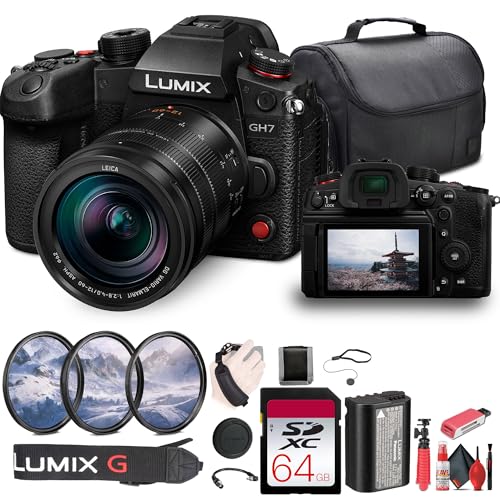 파나소닉 루믹스 GH7 미러리스 카메라 12-60mm 렌즈 번들 렌즈 번들 포함 소 이미지 2