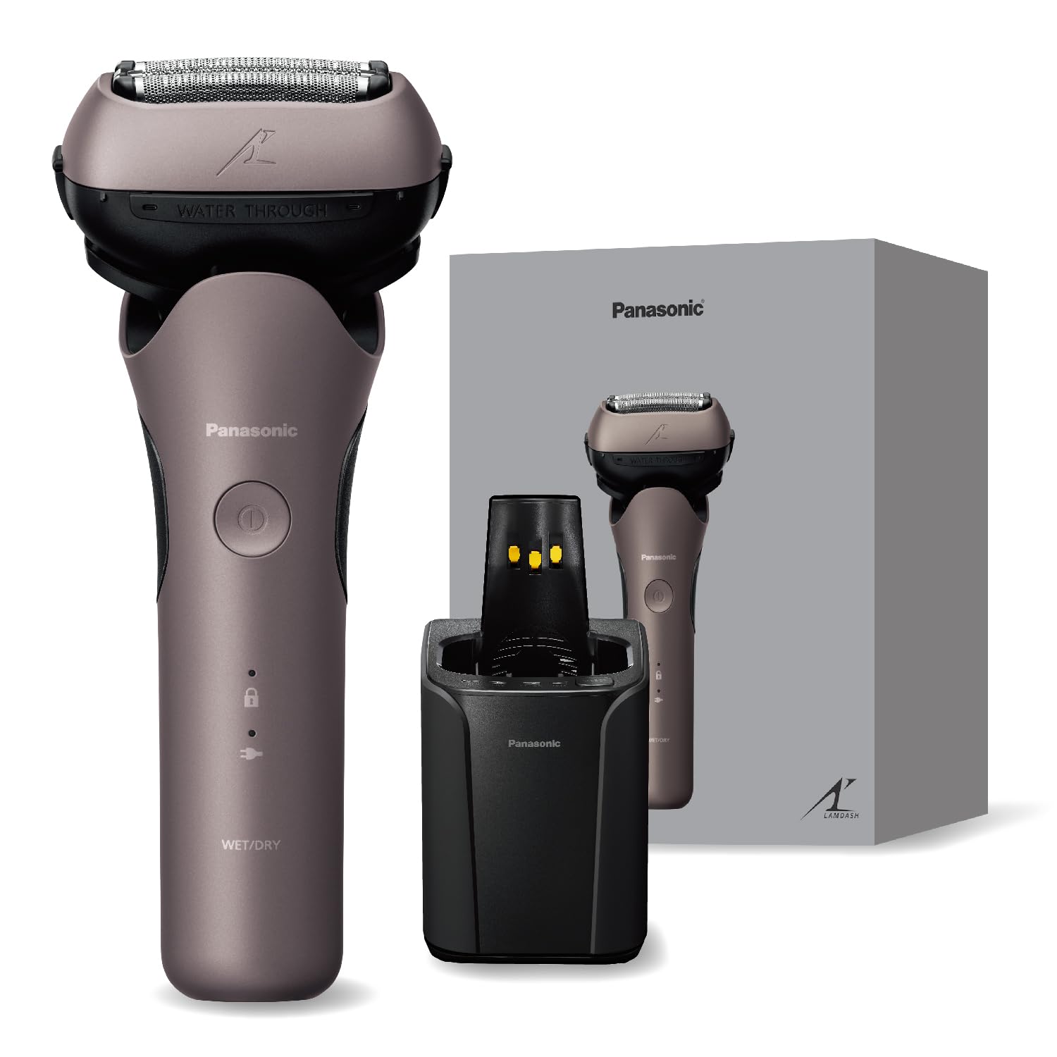 파나소닉 람대쉬 브라운골드 ES-L381W-N 3중날 전기면도기