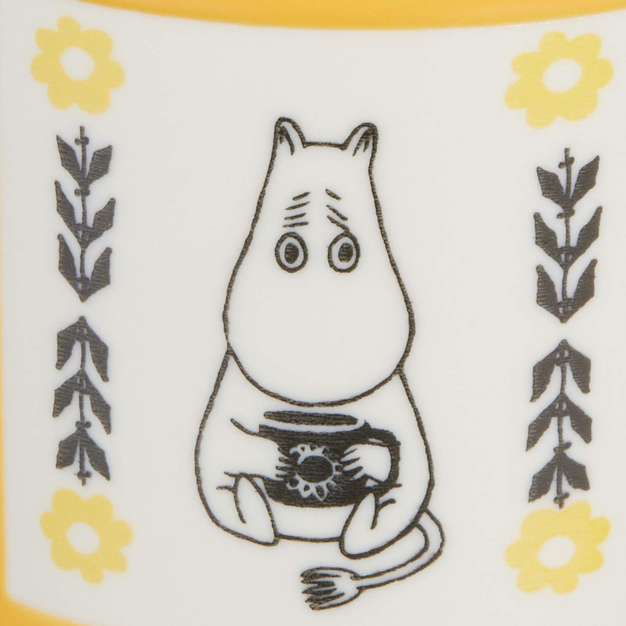 야마카 무민 머그컵 MM3301-11H 350ml 옐로우 이미지 3